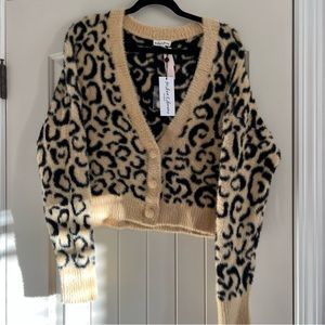 For Love and Lemons Leopard Sweater